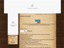 Tablet Screenshot of bernecebarati.hu